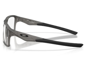 Óculos de Grau Oakley Versafuse SQ Satin Grey Smoke Extra Temple OX8201 02-56