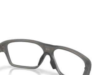 Óculos de Grau Oakley Versafuse SQ Satin Grey Smoke Extra Temple OX8201 02-56