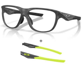 Óculos de Grau Oakley Versafuse SS Satin Black Camo Extra Temple OX8199D 04-56