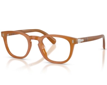 Óculos de Grau Persol Gianni Marrom Brilho PO3406V 1249-50