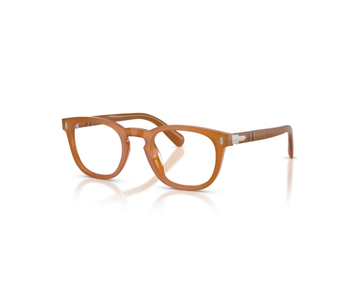 Óculos de Grau Persol Gianni Marrom Brilho PO3406V 1249-50