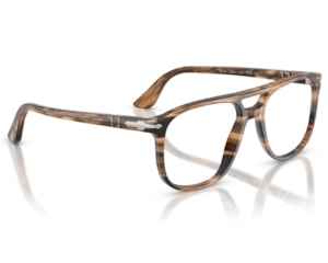 Óculos de Grau Persol Icona Striped Black PO3329V 1236-54