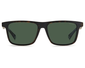 Óculos de Grau Polaroid Clip On Havana Fosco Polarizado PLD2131CS N9P-55