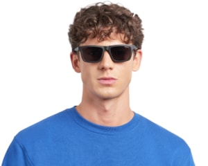 Óculos de Grau Polaroid Clip On Preto Fosco Polarizado PLDD590C O6W-55