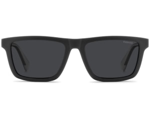 Óculos de Grau Polaroid Clip On Preto Fosco Polarizado PLDD590C O6W-55