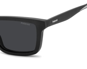 Óculos de Grau Polaroid Clip On Preto Fosco Polarizado PLDD590C O6W-55