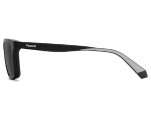 Óculos de Grau Polaroid Clip On Preto Fosco Polarizado PLDD590C O6W-55