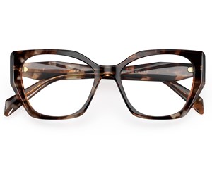 Óculos de Grau Prada Caramel Tortoise PR 18WV 07R101 54