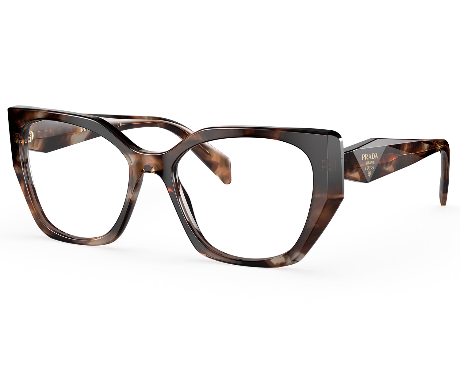 Óculos de Grau Prada Caramel Tortoise PR 18WV 07R101 54 - Officina 7