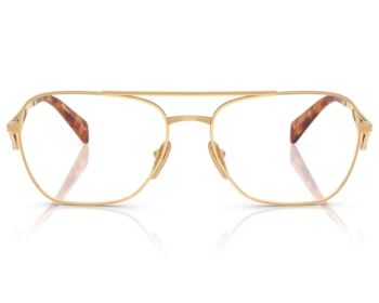 Óculos de Grau Prada Catwalk Dourado PRB50V 5AK1O1-59