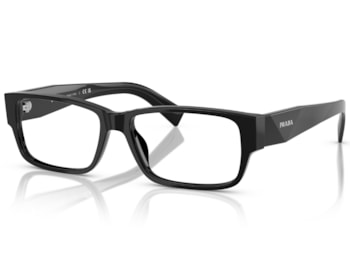 Óculos de Grau Prada Catwalk Preto Brilho PRB09V 16K1O1-57