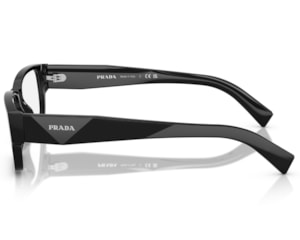 Óculos de Grau Prada Catwalk Preto Brilho PRB09V 16K1O1-57