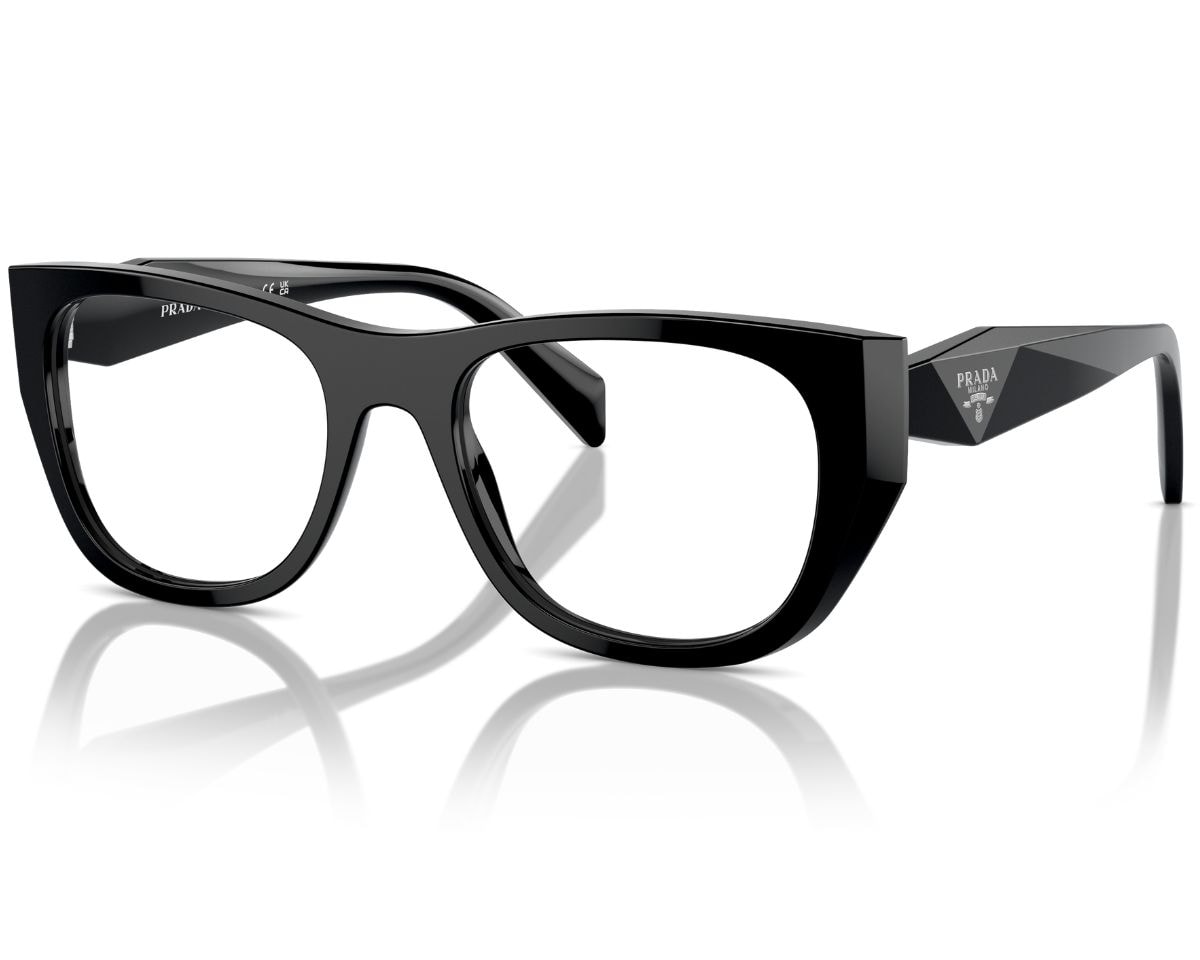 Óculos de Grau Prada Catwalk Preto PRA18V 16K1O1-52 - Officina 7