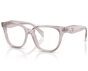 Óculos de Grau Prada Design Cinza Translúcido PRC11V 12W1O1-53