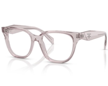 Óculos de Grau Prada Design Cinza Translúcido PRC11V 12W1O1-53