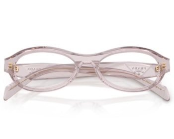 Óculos de Grau Prada Design Cinza Translúcido PRD18V 12W1O1-53