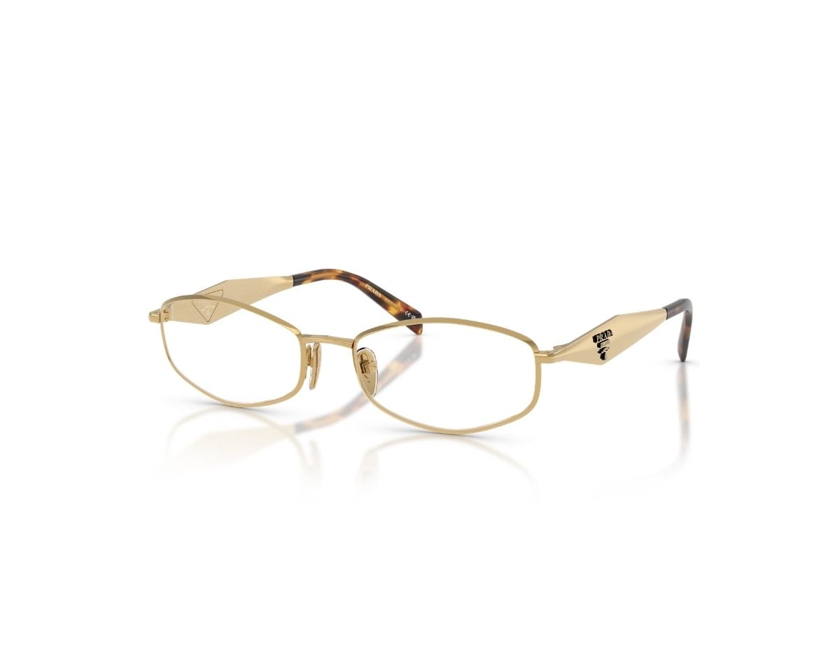 Óculos de Grau Prada Design Dourado PRD58V 5AK1O1-56