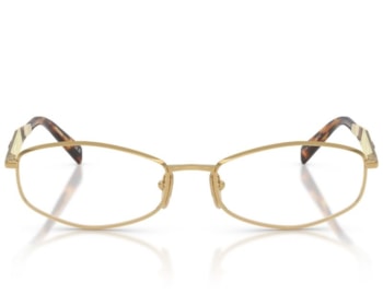 Óculos de Grau Prada Design Dourado PRD58V 5AK1O1-56