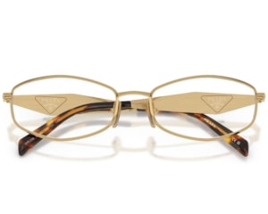 Óculos de Grau Prada Design Dourado PRD58V 5AK1O1-56
