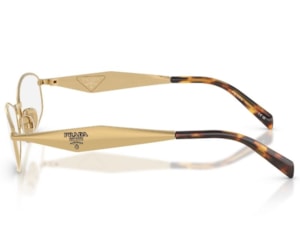 Óculos de Grau Prada Design Dourado PRD58V 5AK1O1-56