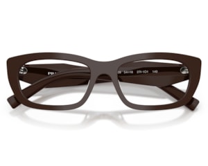Óculos de Grau Prada Design Marrom Brilho PRD09V 27I1O1-54