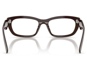 Óculos de Grau Prada Design Marrom Brilho PRD09V 27I1O1-54