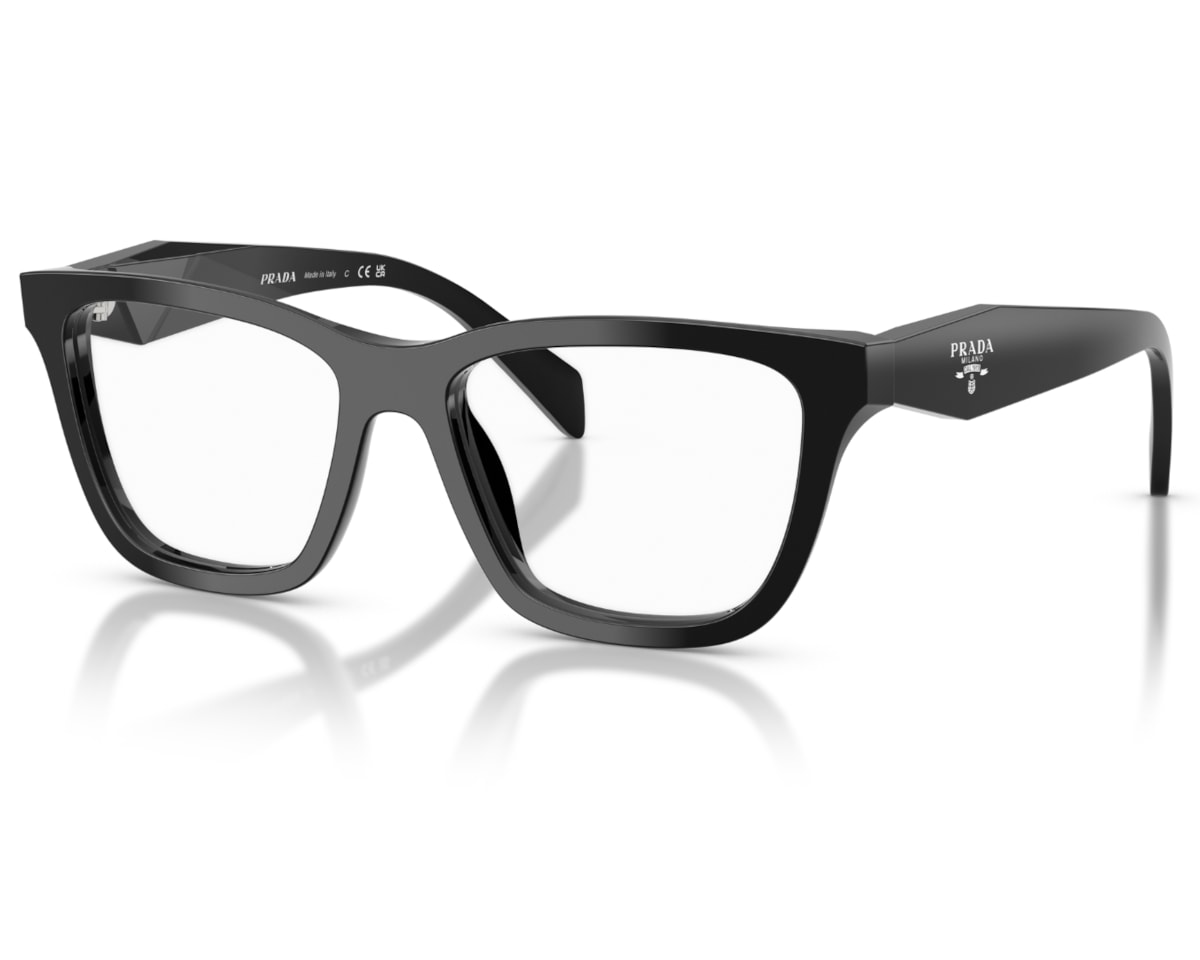 Óculos de Grau Prada Design Preto Brilho PRC10V 16K1O1-54