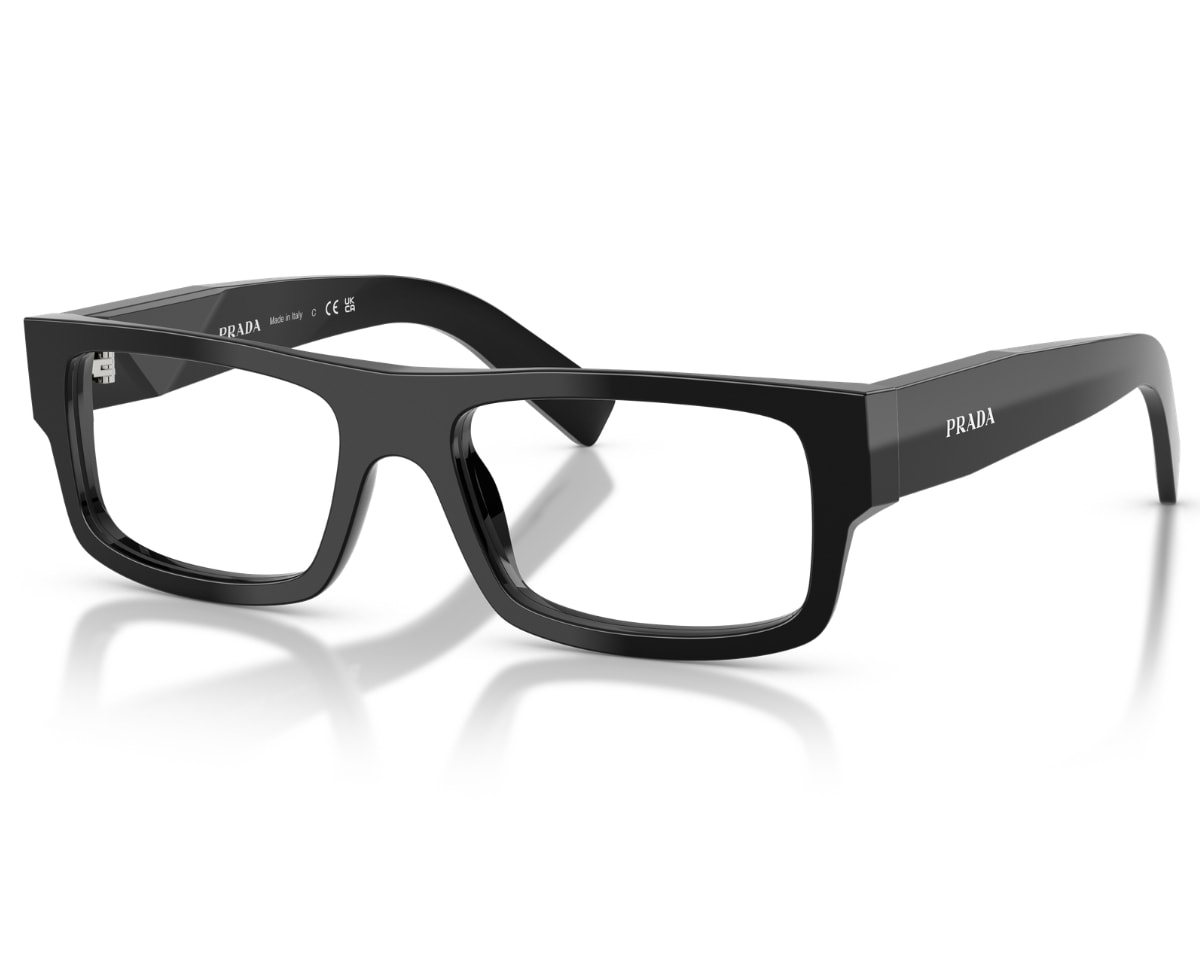 Óculos de Grau Prada Design Preto Brilho PRD06V 16K1O1-55