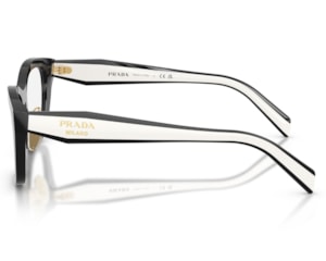 Óculos de Grau Prada Design Preto Brilho PRD11VD 20G1O1-53
