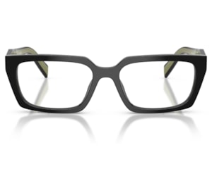 Óculos de Grau Prada Design Preto Brilho Verde PRD05V 03K1O1-55