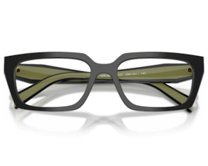 Óculos de Grau Prada Design Preto Brilho Verde PRD05V 03K1O1-55