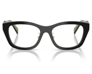 Óculos de Grau Prada Design Preto Verde PRD11VD 03K1O1-53