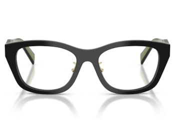 Óculos de Grau Prada Design Preto Verde PRD11VD 03K1O1-53