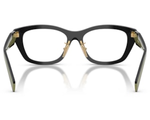 Óculos de Grau Prada Design Preto Verde PRD11VD 03K1O1-53