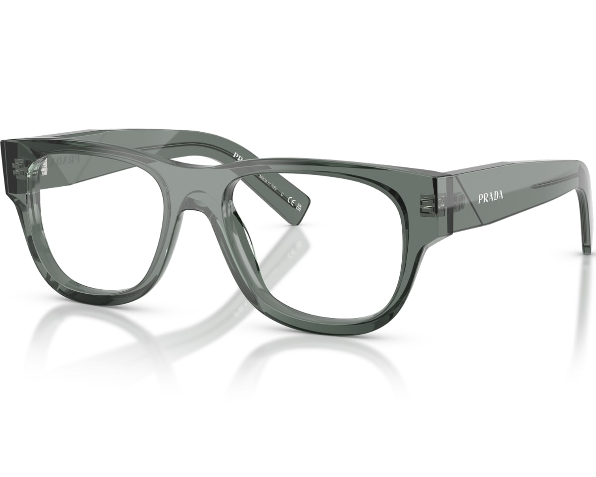 Óculos de Grau Prada Design Verde Translucido PRD08VU 21J1O1-53