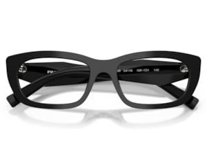 Óculos de Grau Prada Desing Preto Brilho PRD09V 16K1O1-54