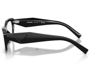Óculos de Grau Prada Desing Preto Brilho PRD09V 16K1O1-54