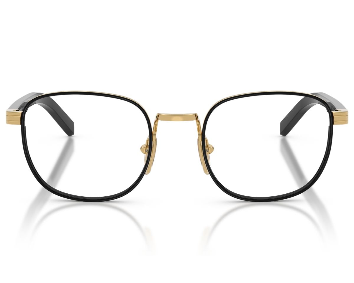 Óculos de Sol Prada Signature Dourado PR65ZS ZVN20I-55 - Officina 7