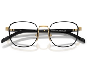 Óculos de Grau Prada Heritage Dourado Preto PRD50V 5AK1O1-50