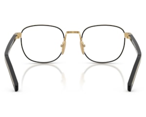 Óculos de Grau Prada Heritage Dourado Preto PRD50V 5AK1O1-50