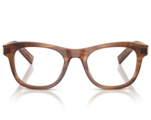 Óculos de Grau Prada Heritage Marrom Listrado PRD17V 25O1O1-52