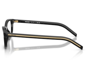 Óculos de Grau Prada Heritage Preto Brilho PRD01VU 16K1O1-52