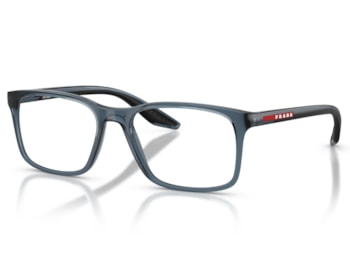 Óculos de Grau Prada Linea Rossa Azul Translúcido PS08RV CZH1O1-54