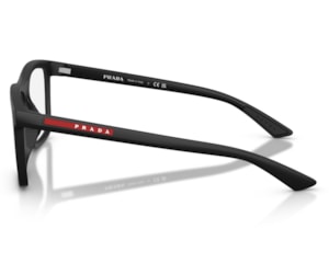 Óculos de Grau Prada Linea Rossa Preto Fosco PS01TV 1BO1O1-56