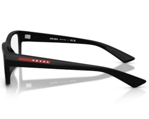 Óculos de Grau Prada Linea Rossa Preto Fosco PS02TV 1BO1O1-56
