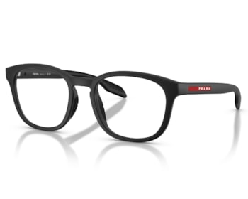 Óculos de Grau Prada Linea Rossa Preto Fosco PS03TV 12P1O1-53