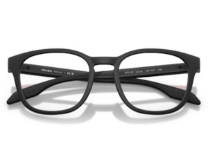 Óculos de Grau Prada Linea Rossa Preto Fosco PS03TV 12P1O1-53