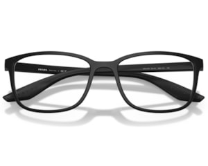 Óculos de Grau Prada Linea Rossa Preto Fosco PS07RV 1BO1O1-55