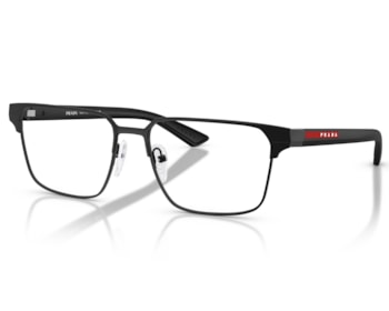 Óculos de Grau Prada Linea Rossa Preto Fosco PS50TV 1BO1O1-57