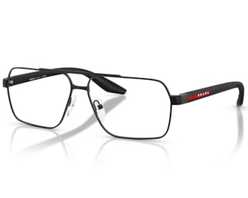 Óculos de Grau Prada Linea Rossa Preto Fosco PS51TV 1BO1O1-59